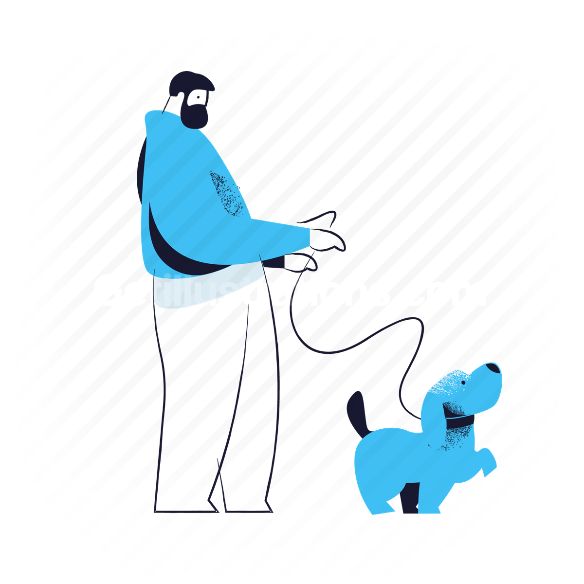 Animals and pets illustration